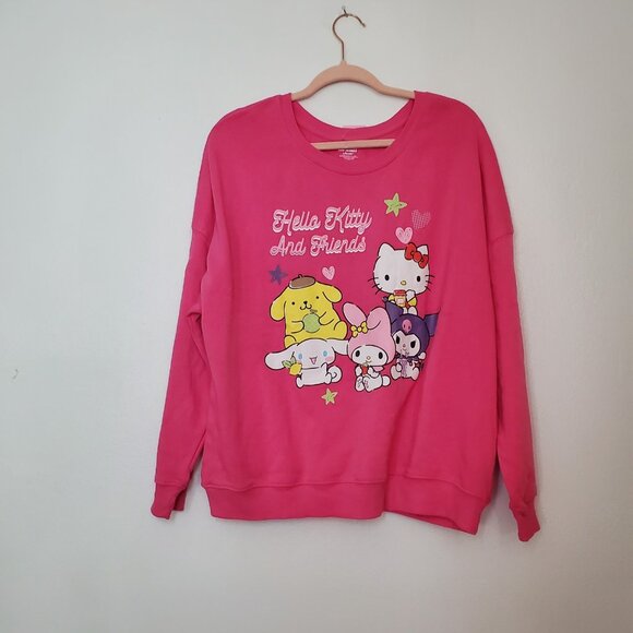 Womens 2x Hello Kitty Graphic Sweatshirt Pink - Picture 8 of 8